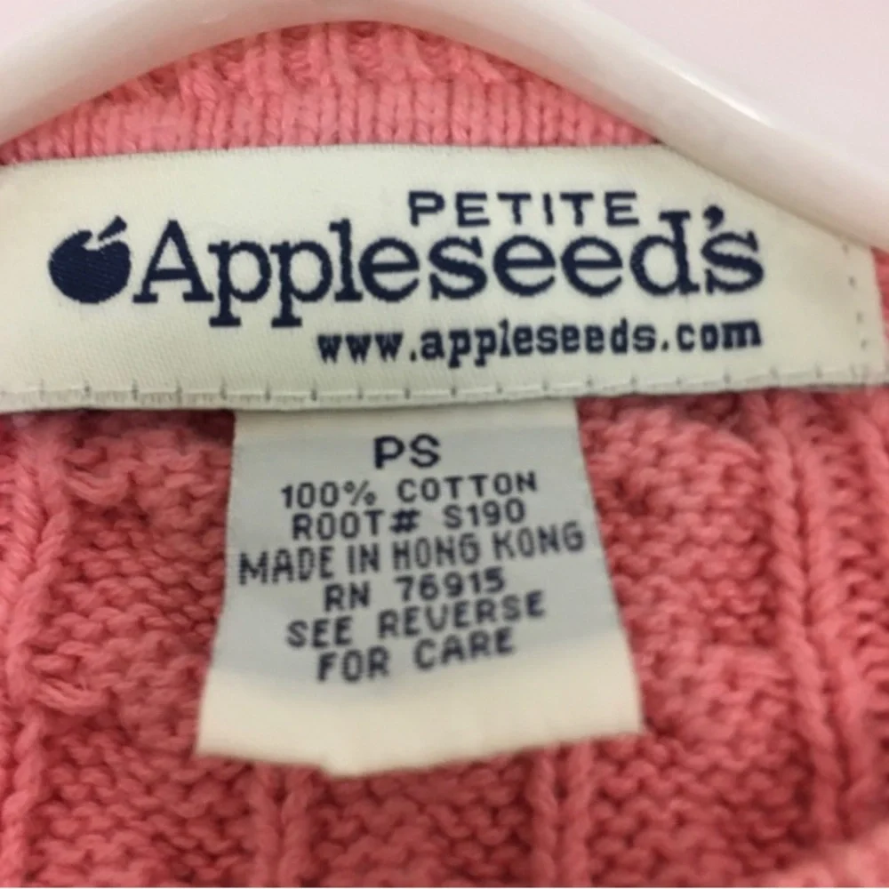 Appleseeds PS 100% cotton cable knit sweater
Excellent condition! - Picture 3 of 4